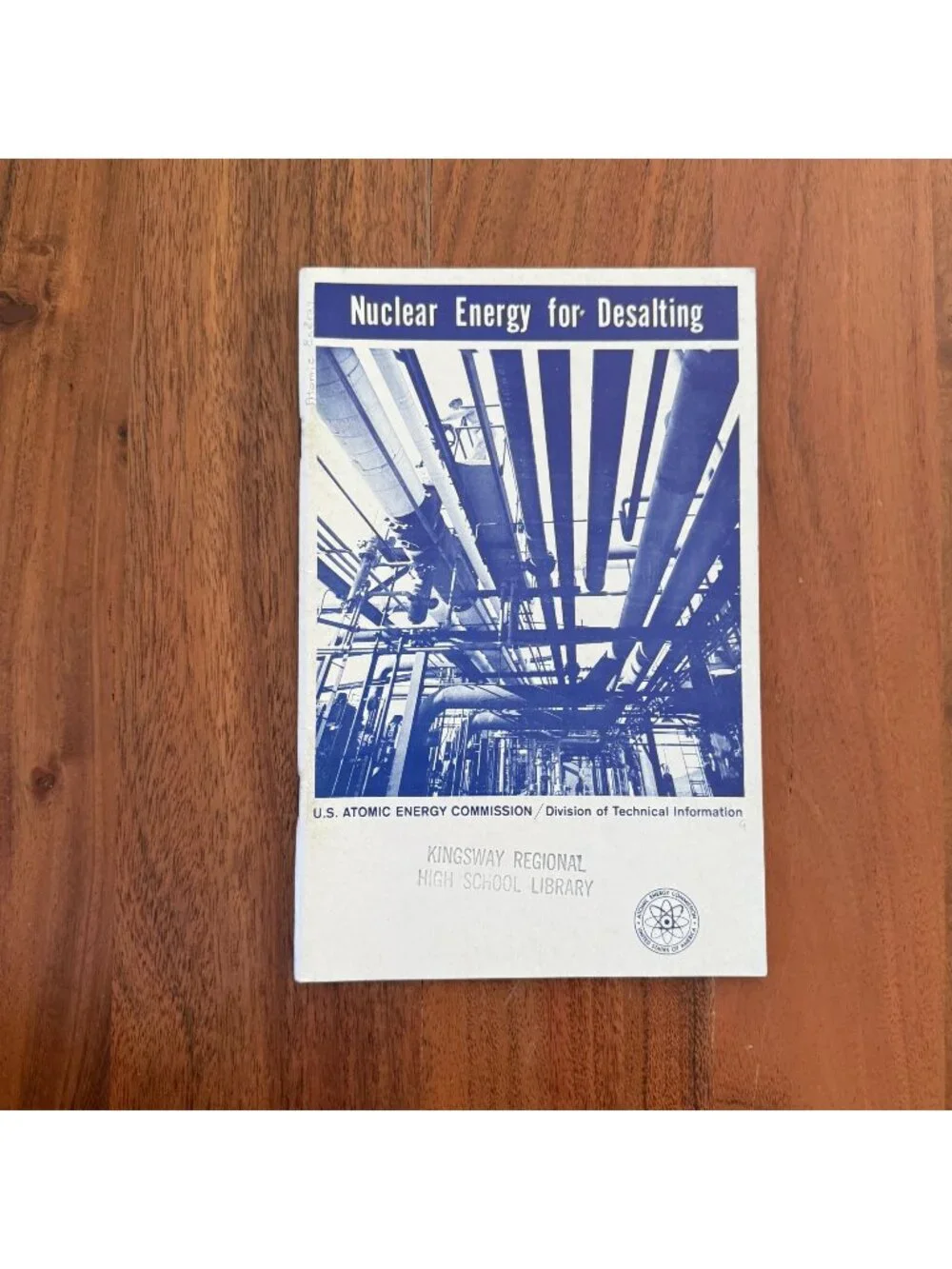 Nuclear Energy for Desalting Booklet US Atomic Energy Commission Vintage AEC PB